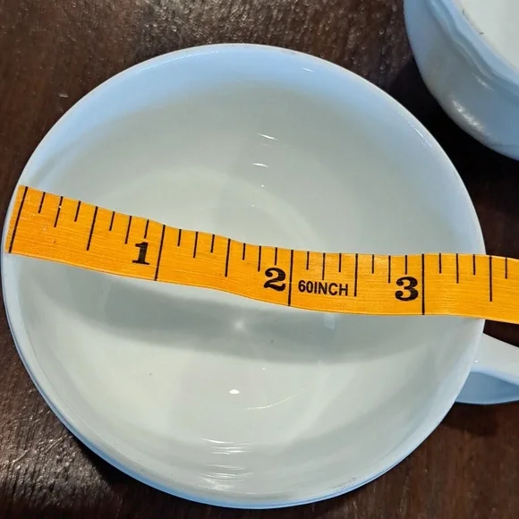 Limoges France Tea/Coffee Cup, Moi& Coi inscribed on white porcelain - Picture 12 of 12